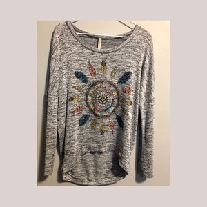 Long sleeve dream catcher shirt
